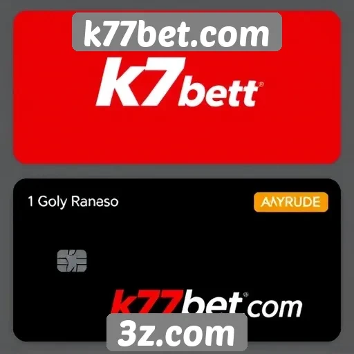 Métodos de pagamento disponíveis no k77bet