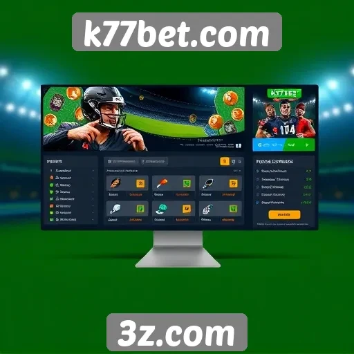 Interface do usuário do k77bet.com é intuitiva e amigável