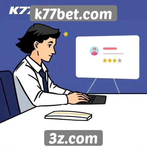 Atendimento ao cliente da k77bet e feedbacks